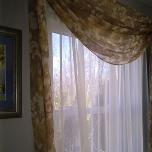 Gorgeous sheer curtains.
